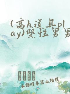 (高h道具play)双性男男文小说