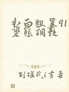 对白粗暴91大变态调教