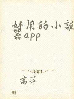 好用的小说阅读器app 好用的小说阅读器app