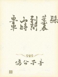 鲁山到叶县公交车时间表