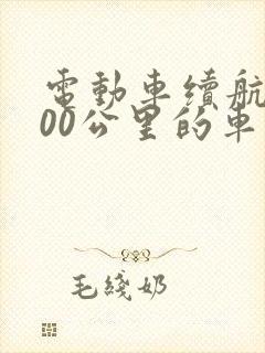 电动车续航1000公里的车有哪些