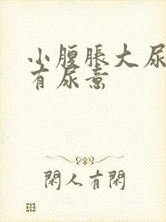 小腹胀大尿急总有尿意