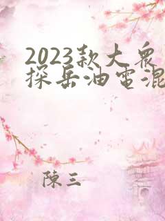 2023款大众探岳油电混