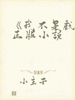 《我不是戏神》正版小说