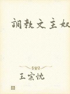 调教文主奴