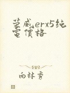 荣威erx5纯电价格
