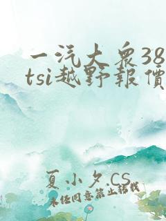 一汽大众380tsi越野报价