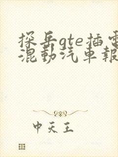 探岳gte插电混动汽车报价