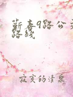 蕲春9路公交车路线