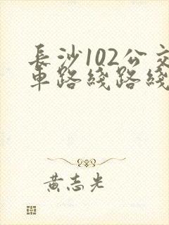 长沙102公交车路线路线查询