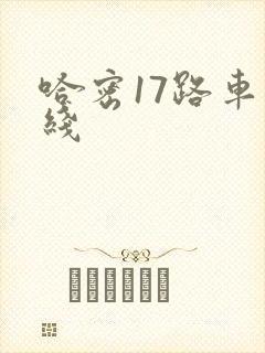 哈密17路车路线 哈密17路车路线