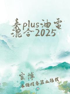 秦plus油电混合2025