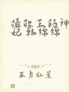 摄政王的神医狂妃 韩绵绵