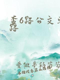 查6路公交车线路