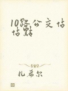 10路公交站牌站点