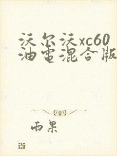 沃尔沃xc60油电混合版续航
