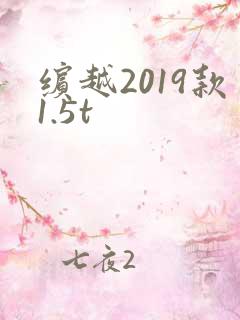 缤越2019款1.5t