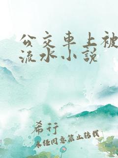 公交车上被插到流水小说