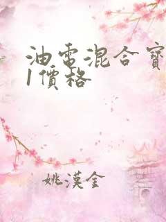 油电混合宝马x1价格
