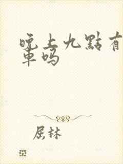 晚上九点有公交车吗