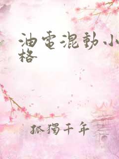 油电混动小车价格