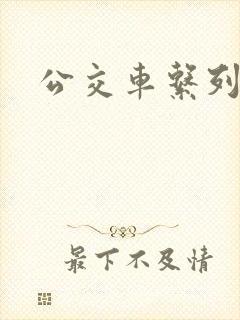 公交车系列av