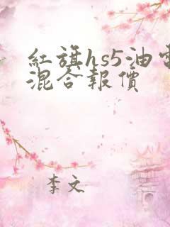 红旗hs5油电混合报价 红旗hs5油电混合报价