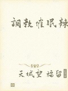 调教催眠辣文