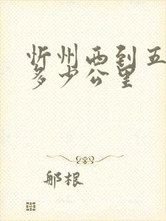 忻州西到五台山多少公里