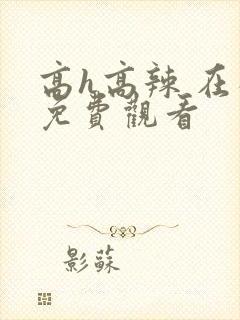 高h高辣 在线免费观看