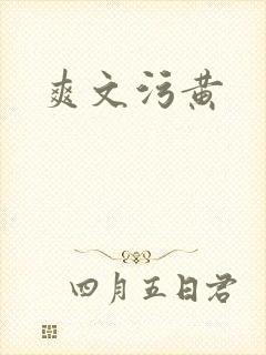 爽文污黄