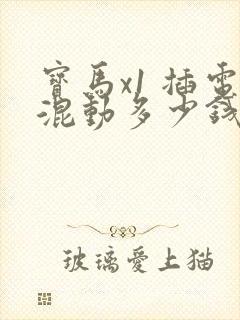 宝马x1 插电混动多少钱