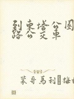 到东塔公园坐几路公交车