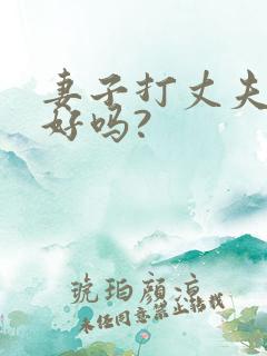 妻子打丈夫耳光好吗?