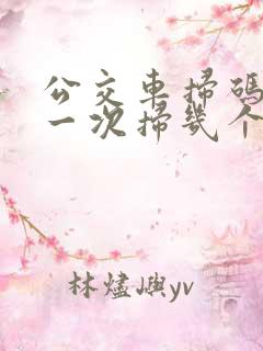 公交车扫码可以一次扫几个人吗