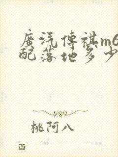广汽传祺m6低配落地多少钱