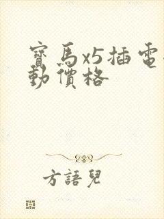 宝马x5插电混动价格