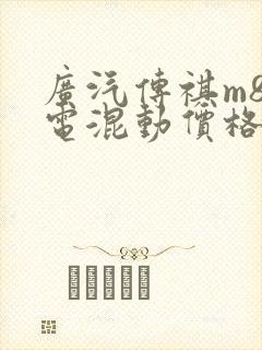 广汽传祺m8油电混动价格