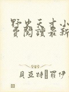 野史天才小说免费阅读最新章节更新