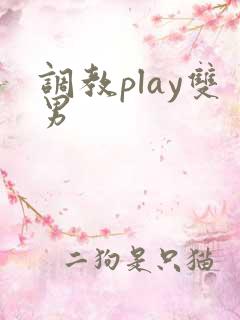 调教play双男