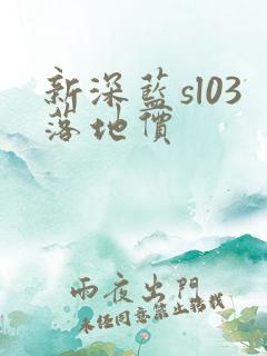 新深蓝sl03落地价