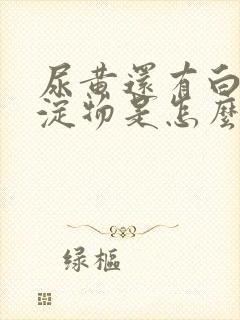 尿黄还有白色沉淀物是怎么回事