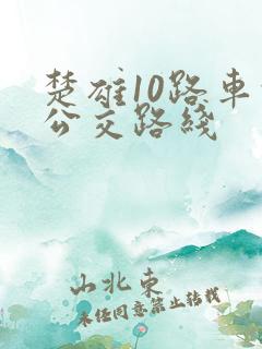 楚雄10路车的公交路线