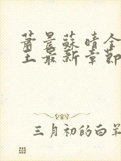 萧晨苏晴全能兵王最新章节