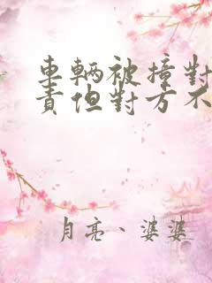 车辆被撞对方全责但对方不赔怎么办