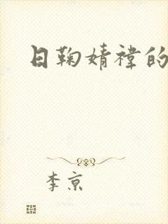 日鞠婧祎的小说