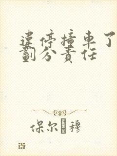 违停撞车了怎么划分责任