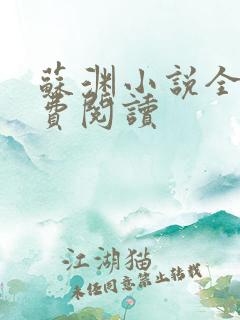苏渊小说全本免费阅读