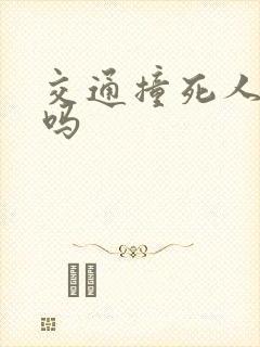 交通撞死人判刑吗
