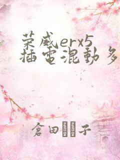 荣威erx5 插电混动多少钱